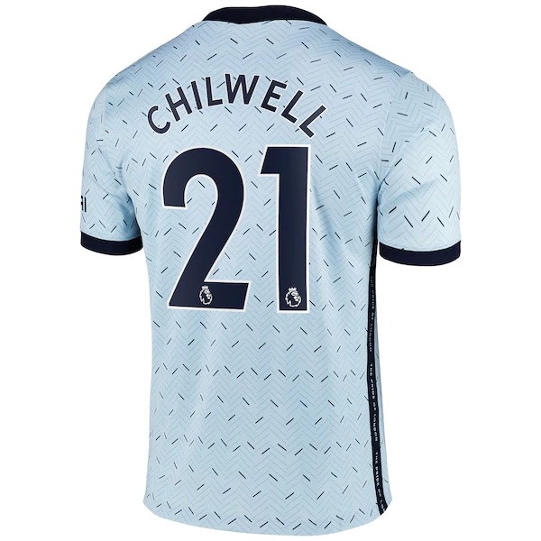 Camiseta Chelsea NO.21 Chilwell Segunda 2020-2021 Azul